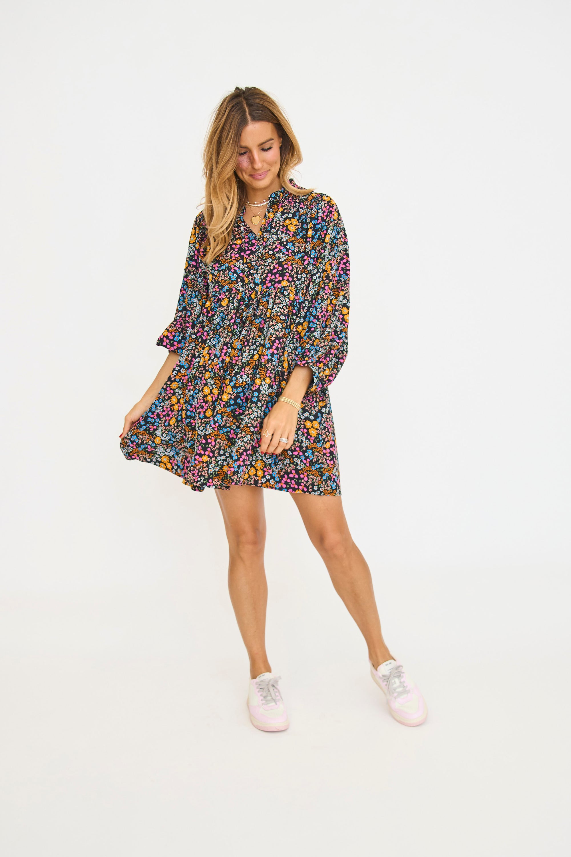 Maggie Floral Voluminous Dress