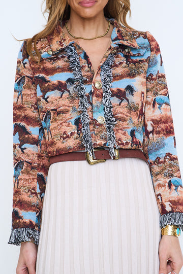 Horse Girl Fringe Jacket