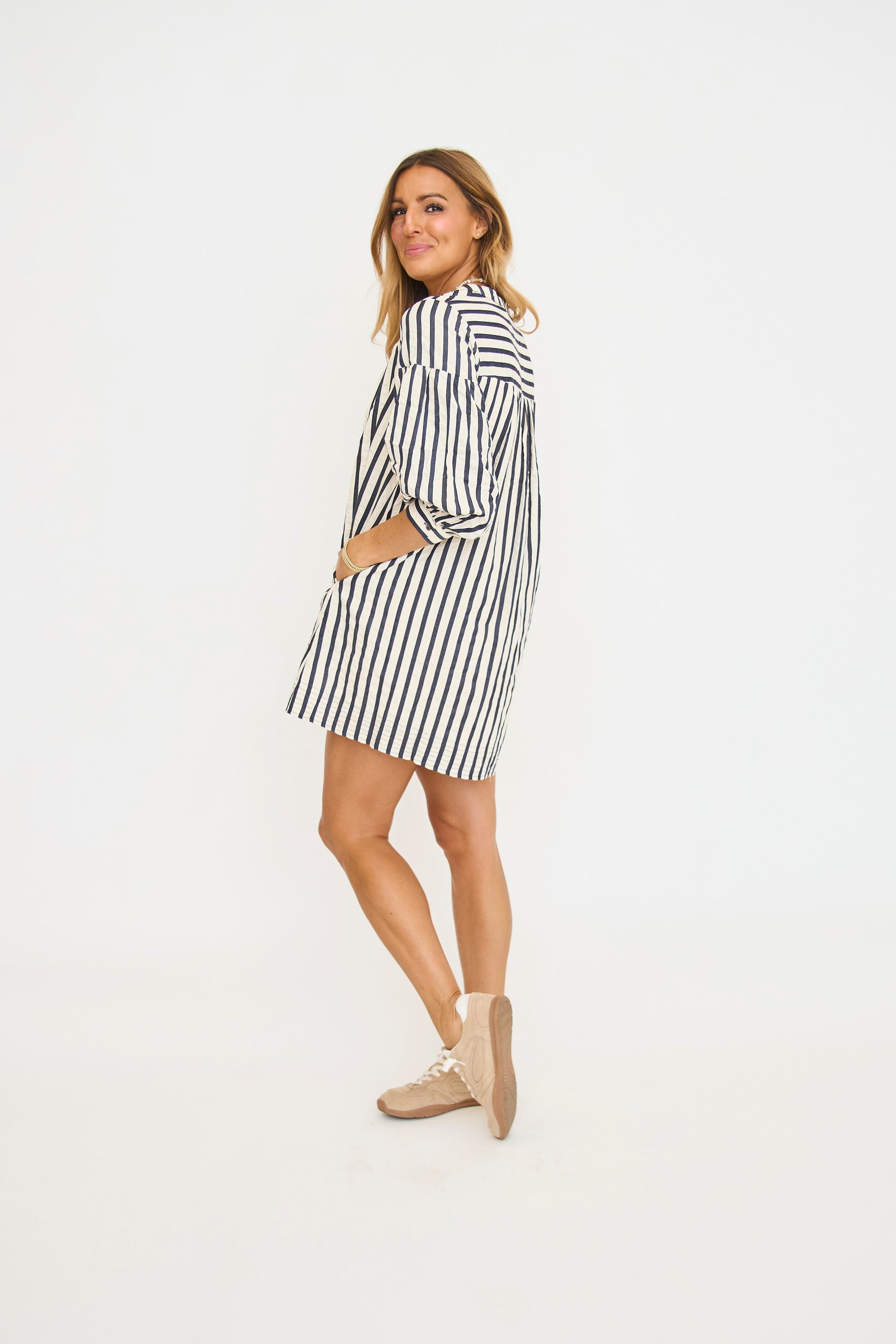 Kacey Stripe Mini Dress