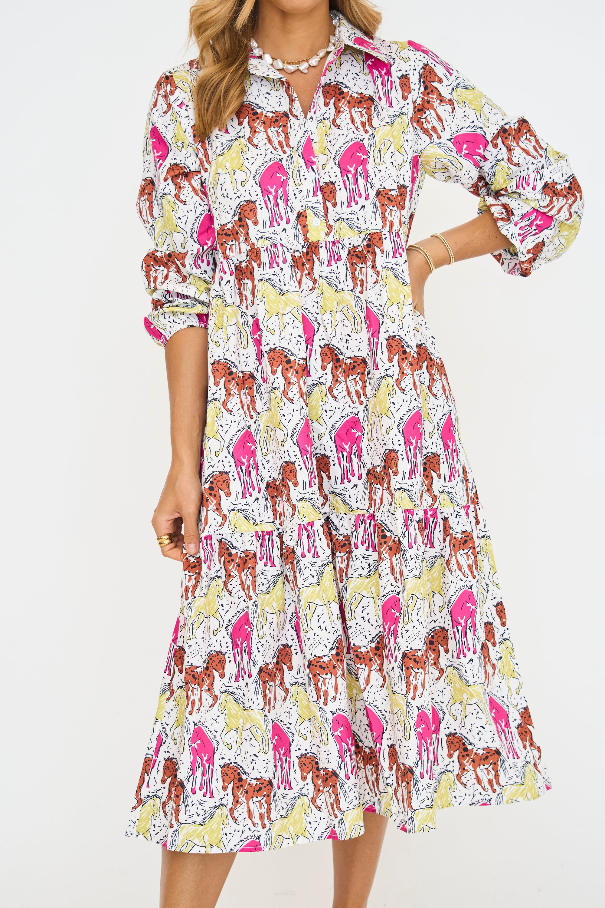 Wild and Free Midi Dress