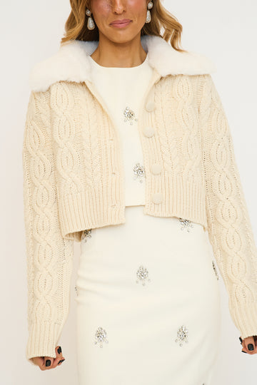 Angie Ivory Cardigan