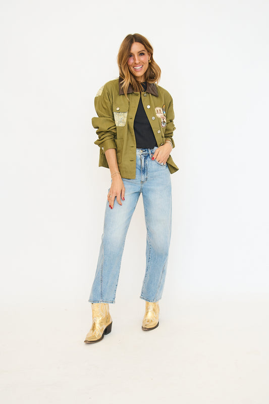 Patchwork Denim Jacket