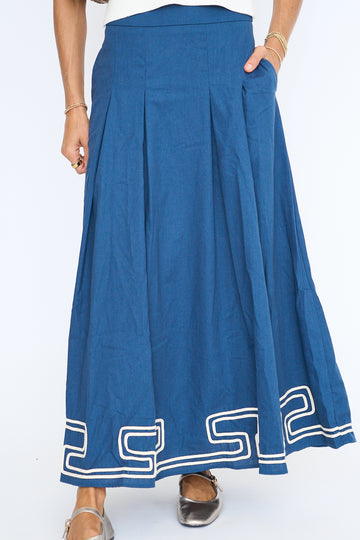 Emery Embroidered Maxi Skirt
