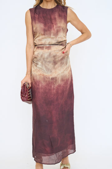Gradient Sleeveless Maxi Dress