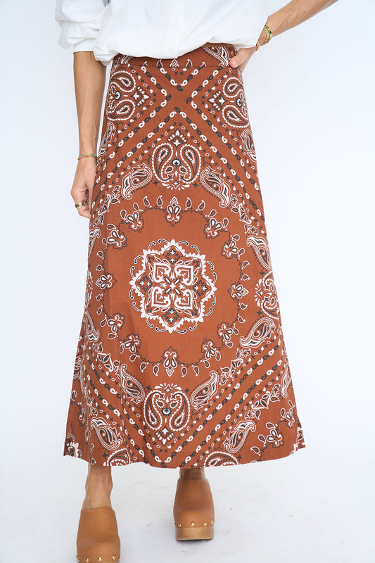 Sedona Bandana Maxi Skirt
