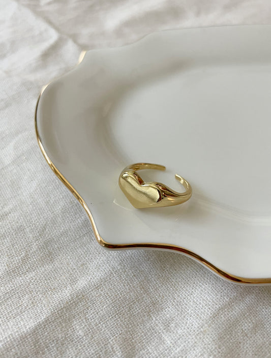 Heart Signet Ring