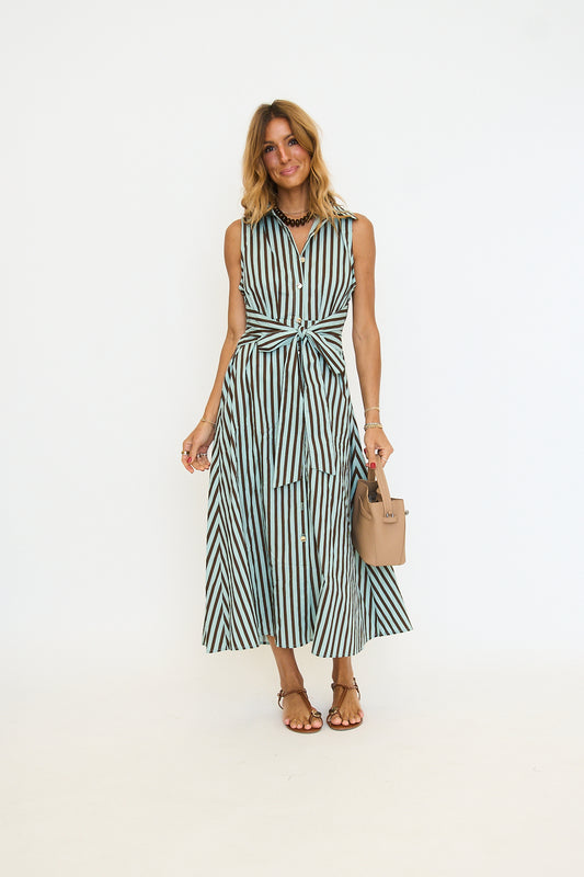 Sutton Tie Waist Midi Dress