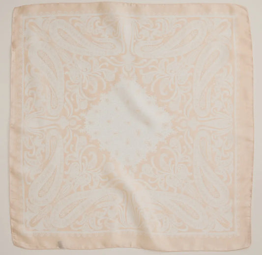 Abstract Pattern Silky Satin Scarf