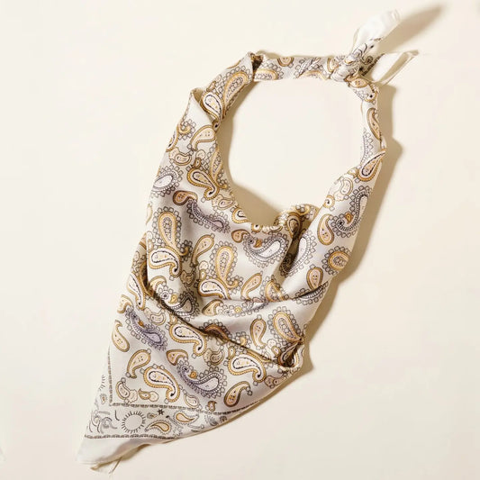Paisley Silk Bandana