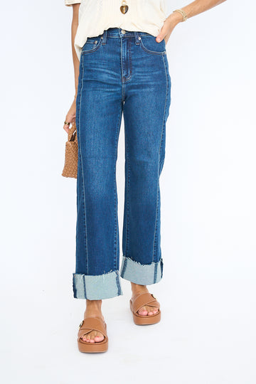 Pleaser High Rise Wide Ankle in Slow Motion