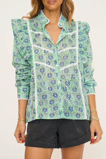 Marine Long Sleeve Blouse