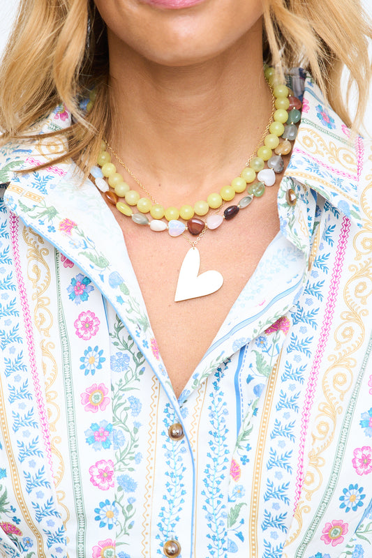 Chartreuse Bubble Necklace