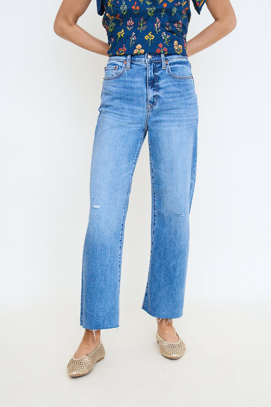 Pleaser High Rise Wide Ankle in Wide Awake Vintage