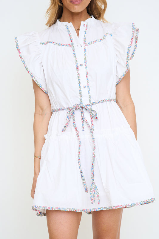 Sweet White Mini Dress