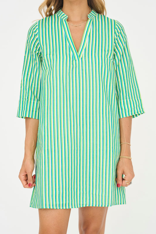 Cabana Stripe Mini Dress