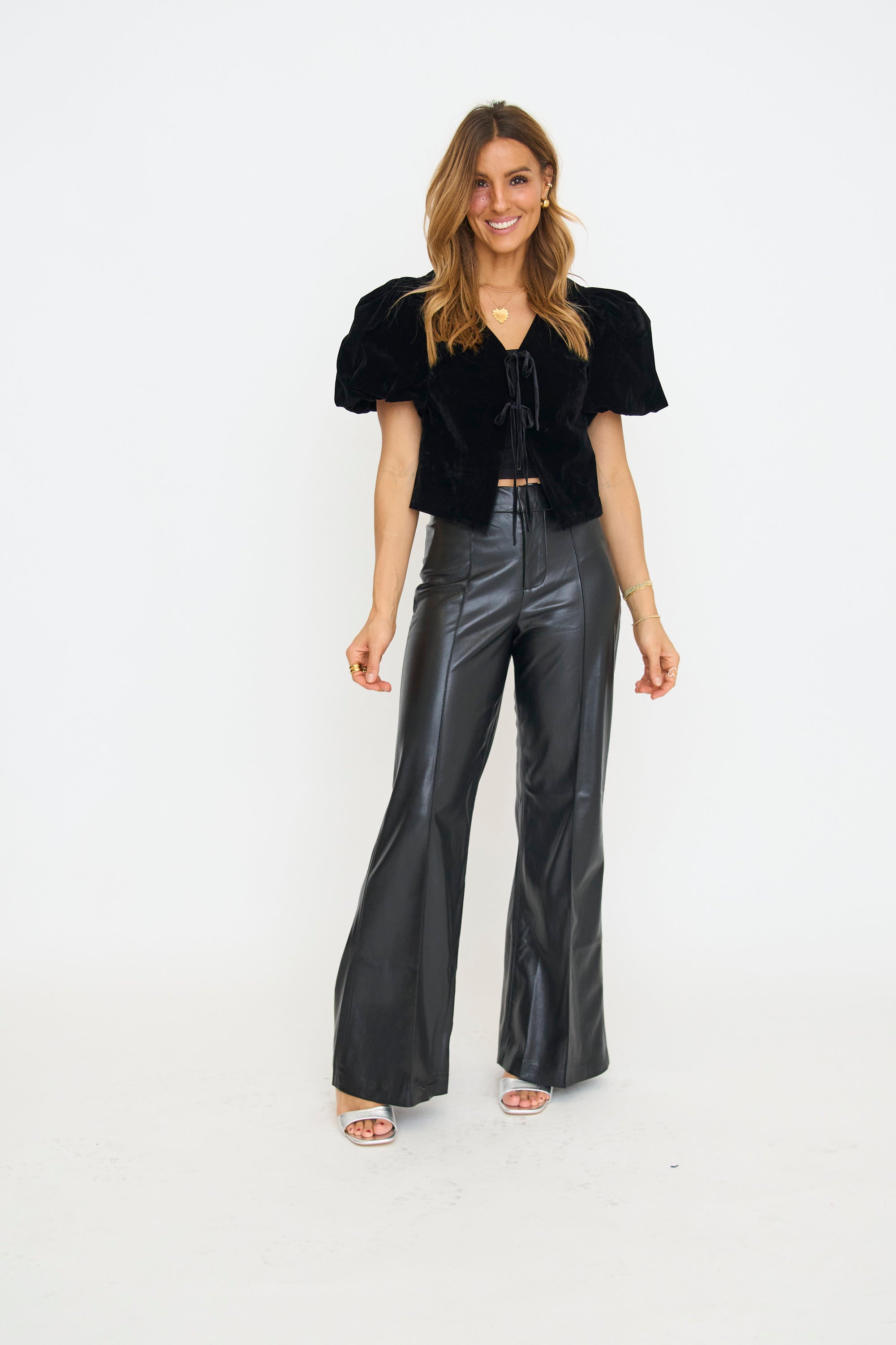 Lans Faux Leather Pants