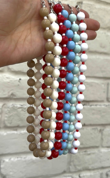 Casual Colorful Beaded Necklace