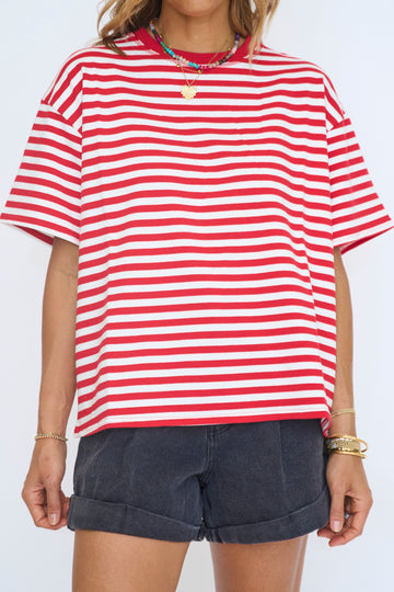 Cassandra Striped Tee