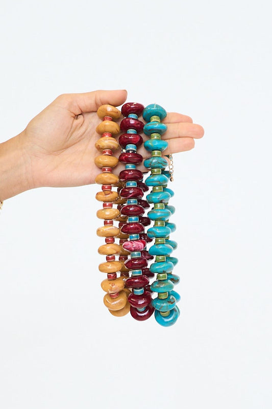 Souvenir beaded necklace