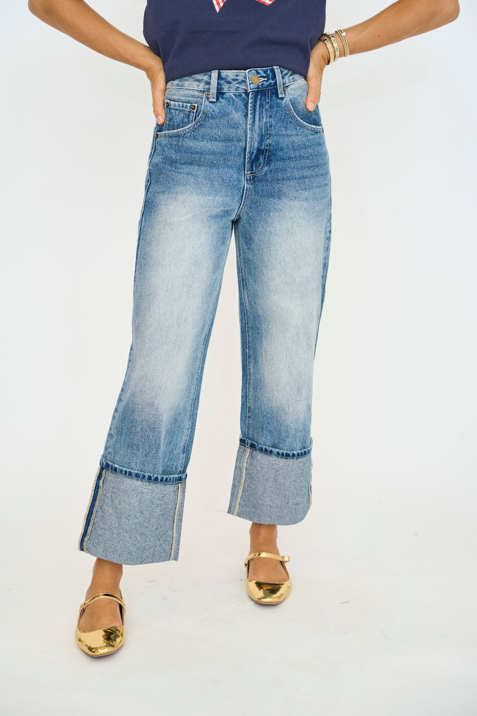 Tayler Cuffed Denim