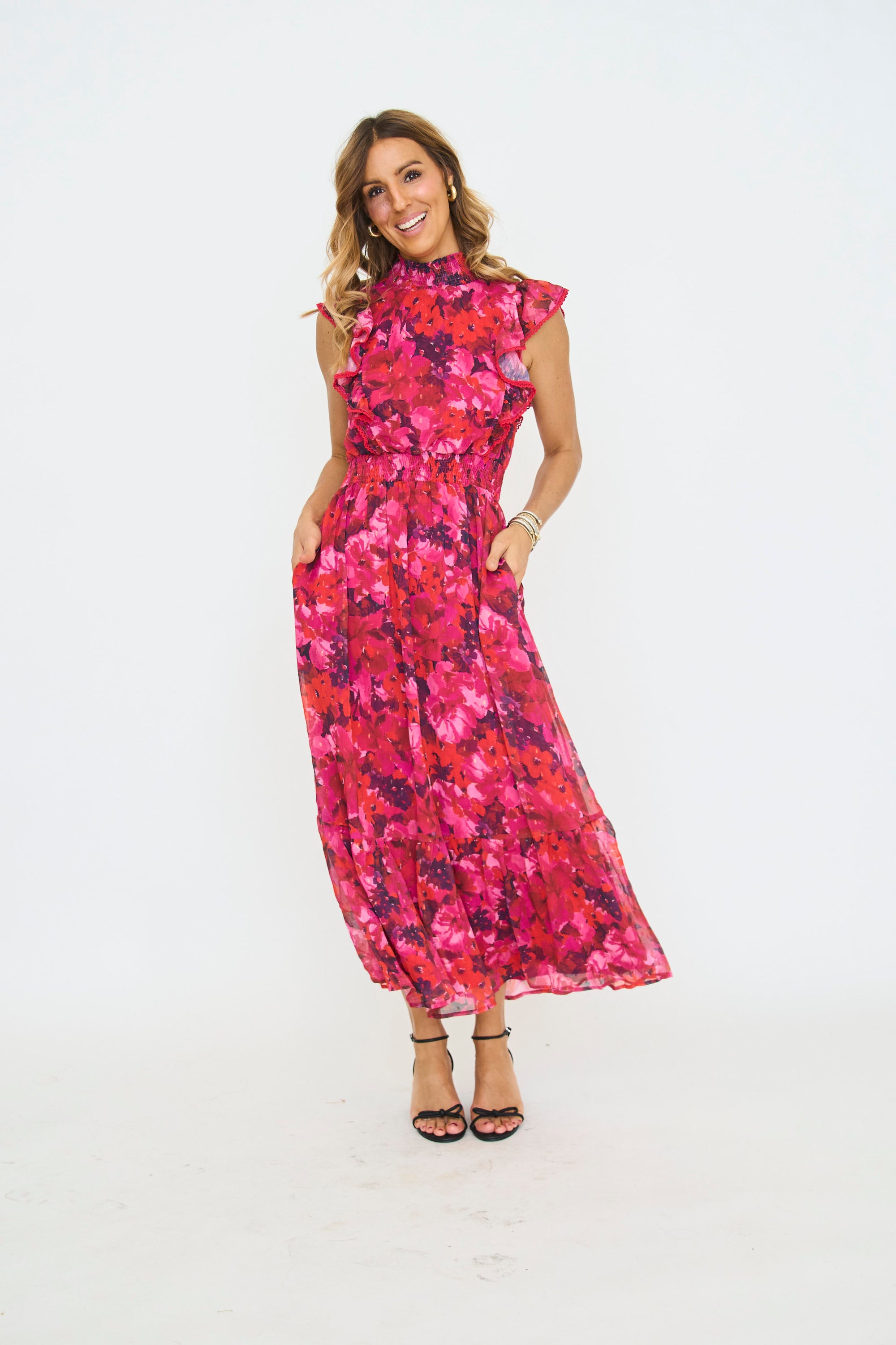 Jolie Fleur Maxi Dress