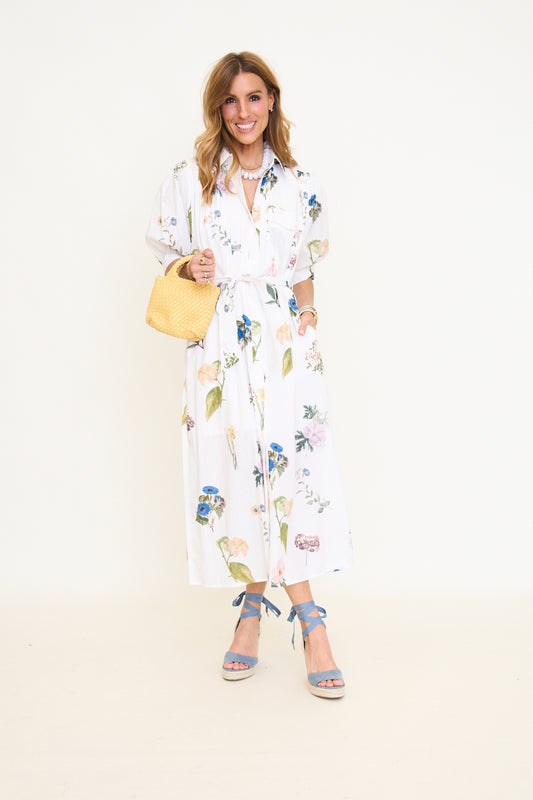 Spring Garden Midi Dress