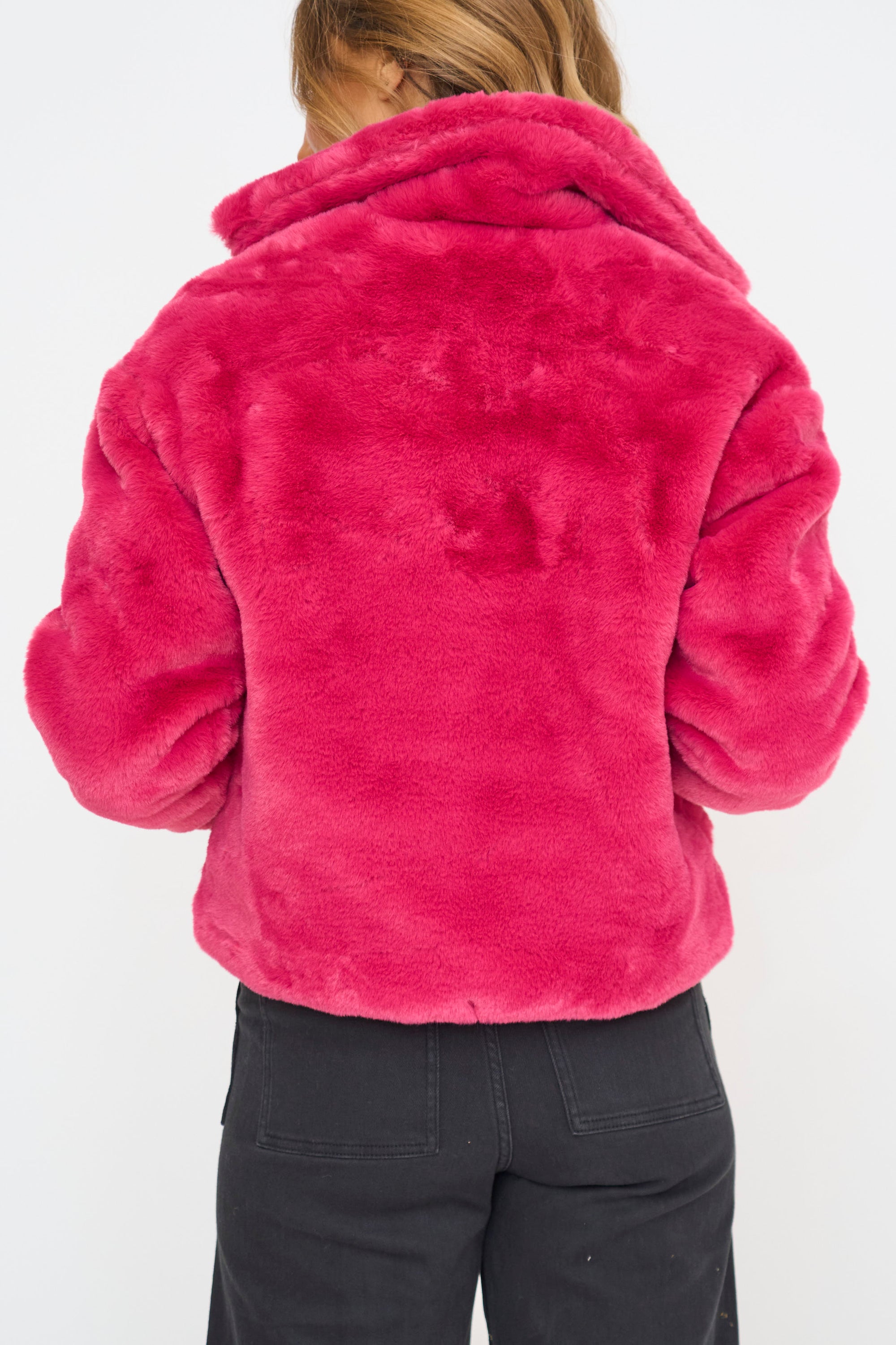 Pink Fur Jacket