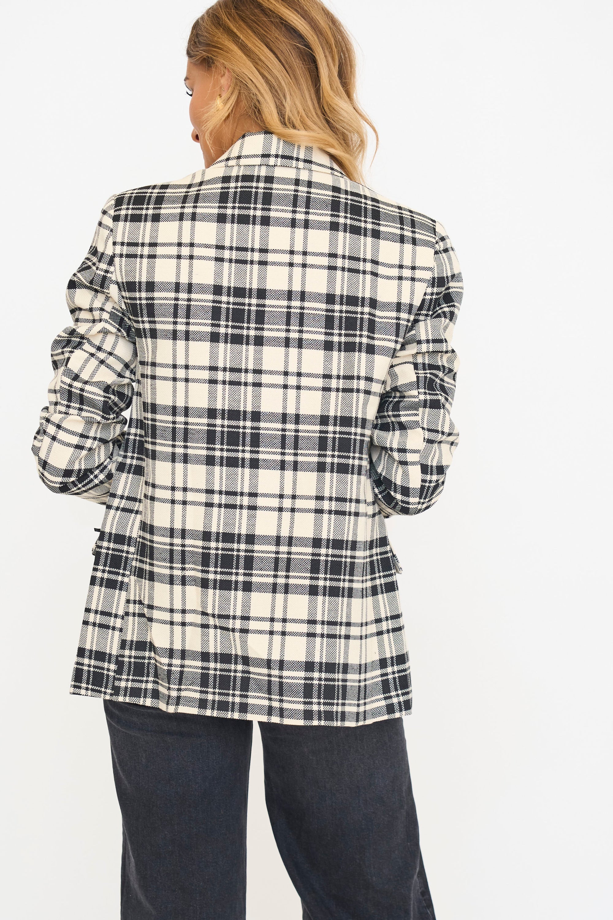 Statement Plaid Blazer