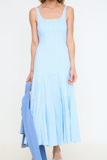 Adira Pinstripe Sundress