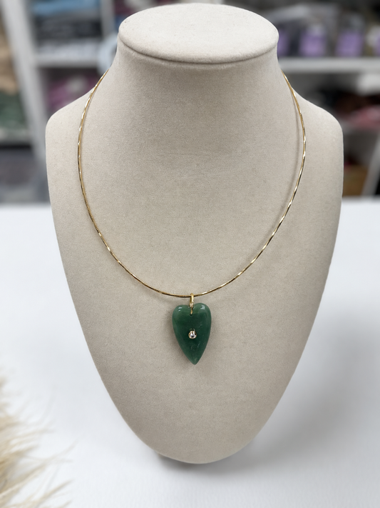 Gold Wire Necklace