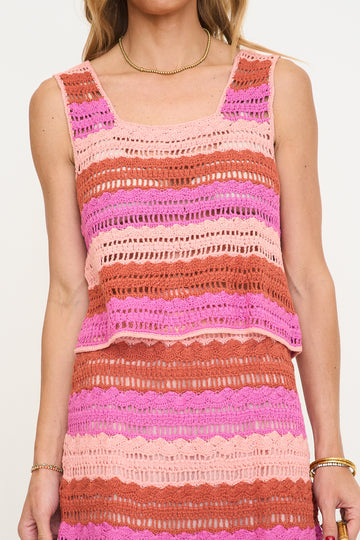Shaka Crochet Tank Top
