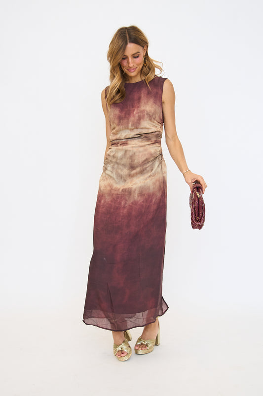 Gradient Sleeveless Maxi Dress