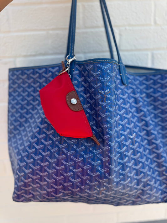 Nylon Coin Purse Charm W/Key Chain