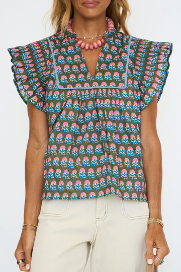 Felicity Flutter Sleeve Top