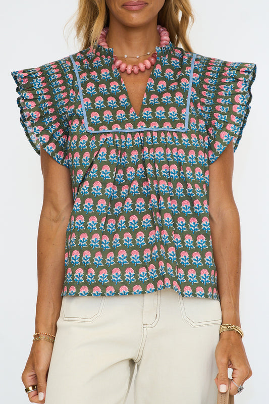 Felicity Flutter Sleeve Top