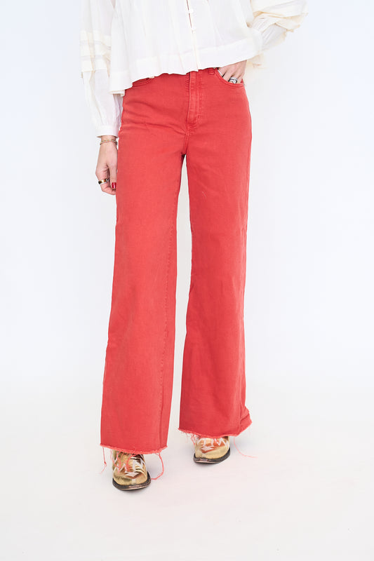 Far Out High Rise Wide in Cherry