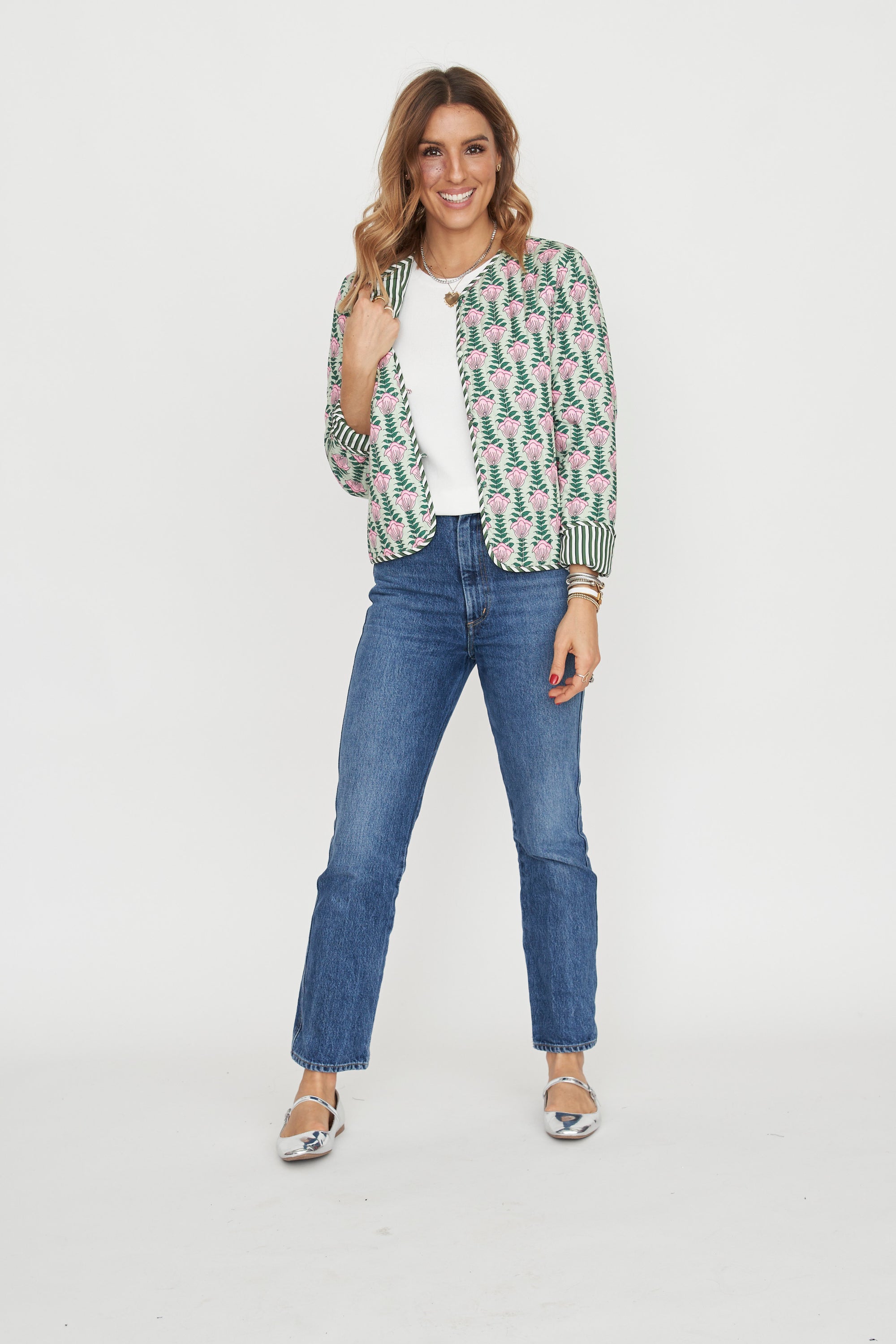 Charlie Floral Quilted Jacket