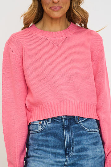Collins Cropped Long Sleeve Sweater