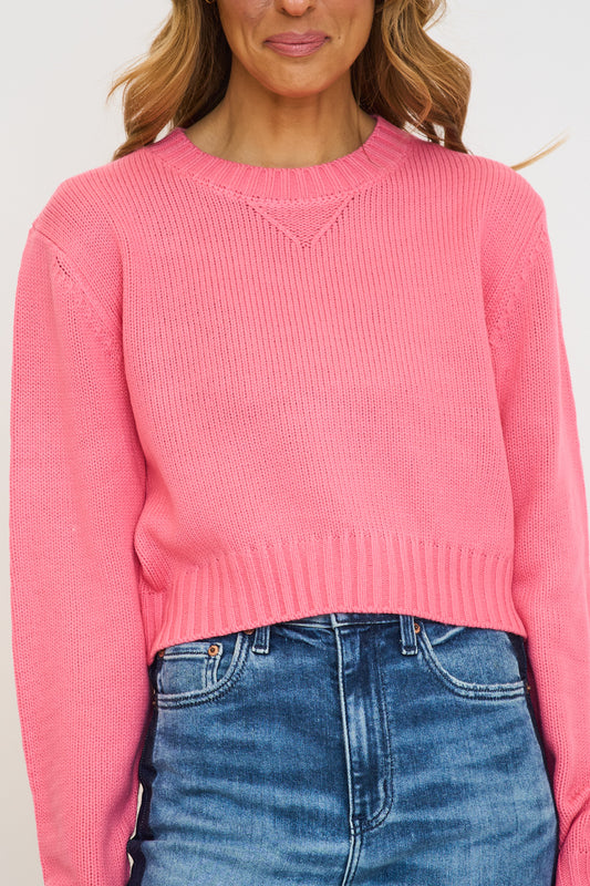 Collins Cropped Long Sleeve Sweater