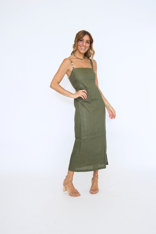 Fallon Dress - Olive