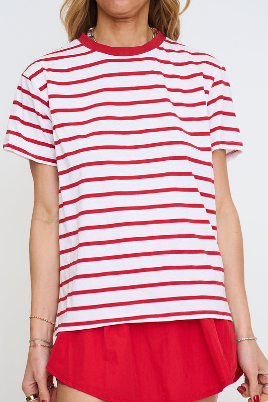 Short Sleeve Striped Tee