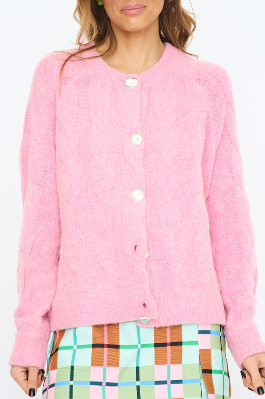 Moore Cardigan - Rose