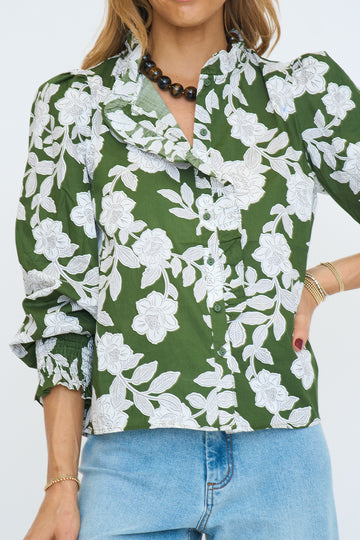 Haizley Floral Minny Long Sleeve Top