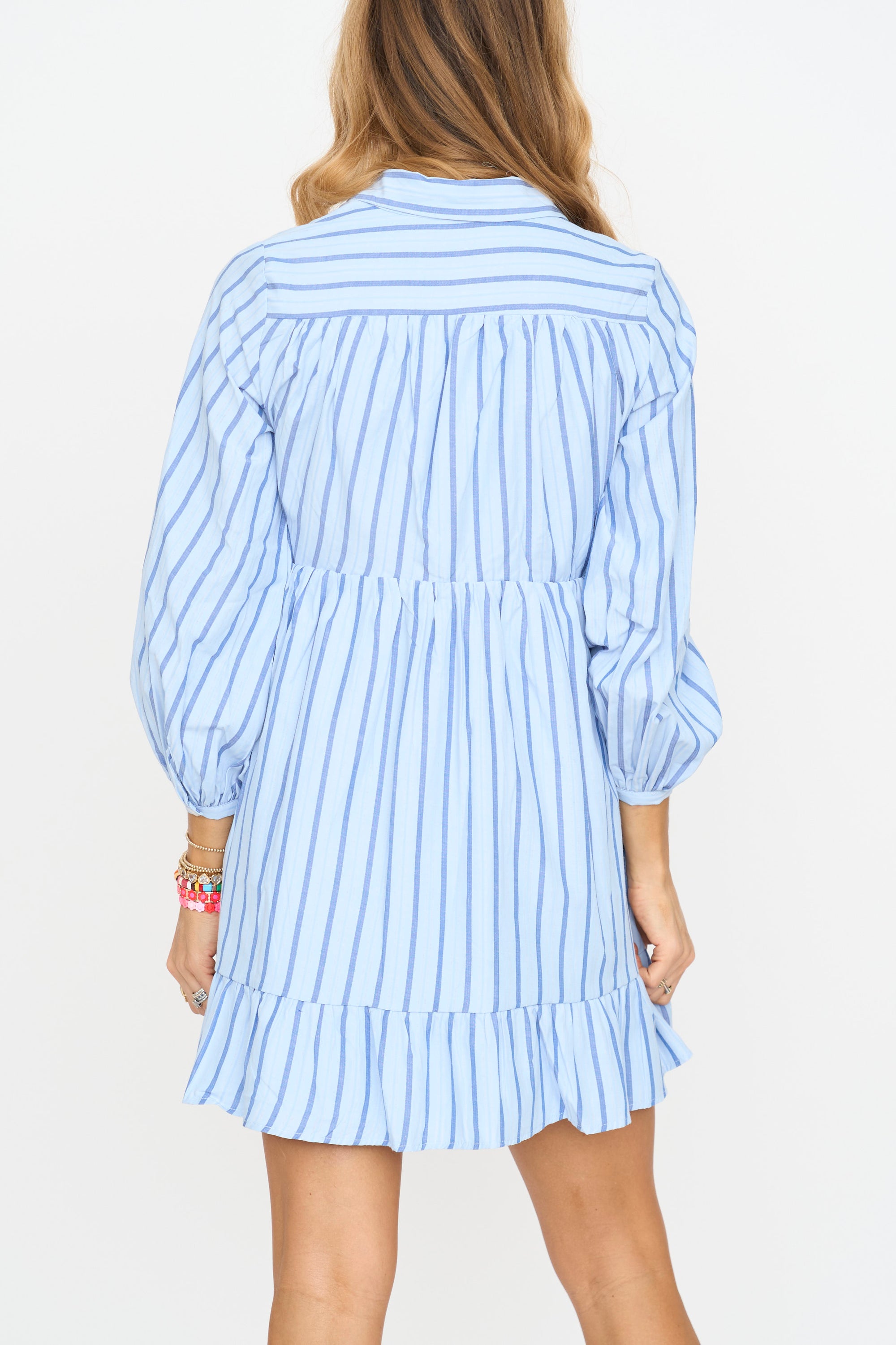 Elizabeth Poplin Mini Shirt Dress