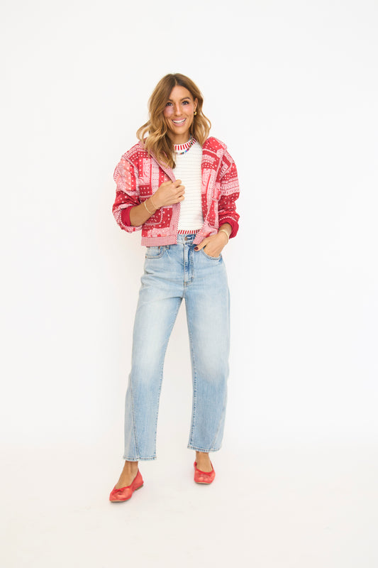 Bandana Patchwork Quilted Jacket