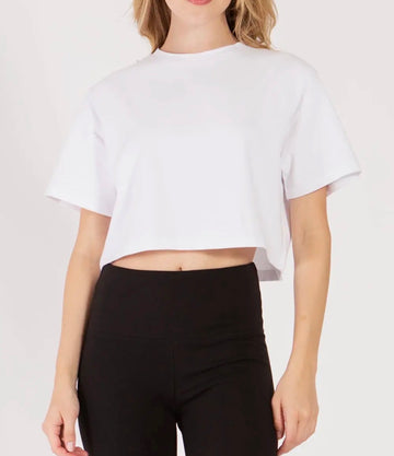 Cotton Over Size Cropped T Shirts