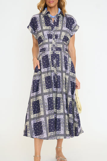 Nautical Midi Dress