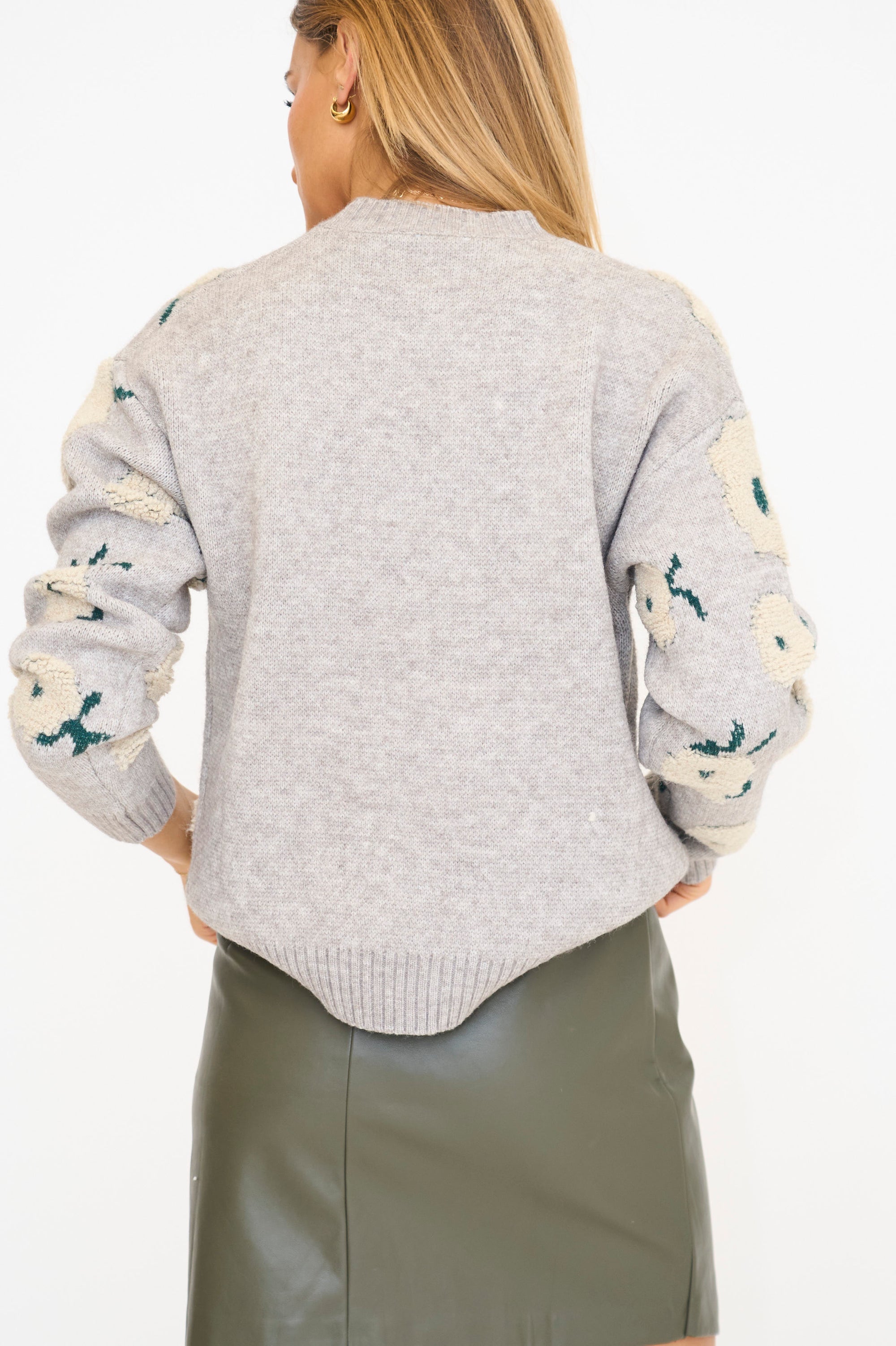 Flower Cloud Pullover Sweater