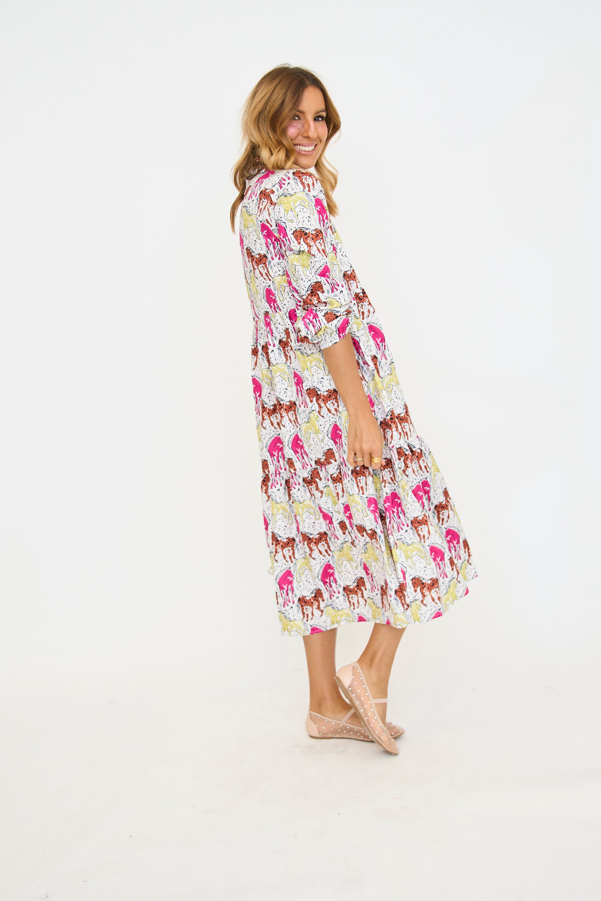 Wild and Free Midi Dress