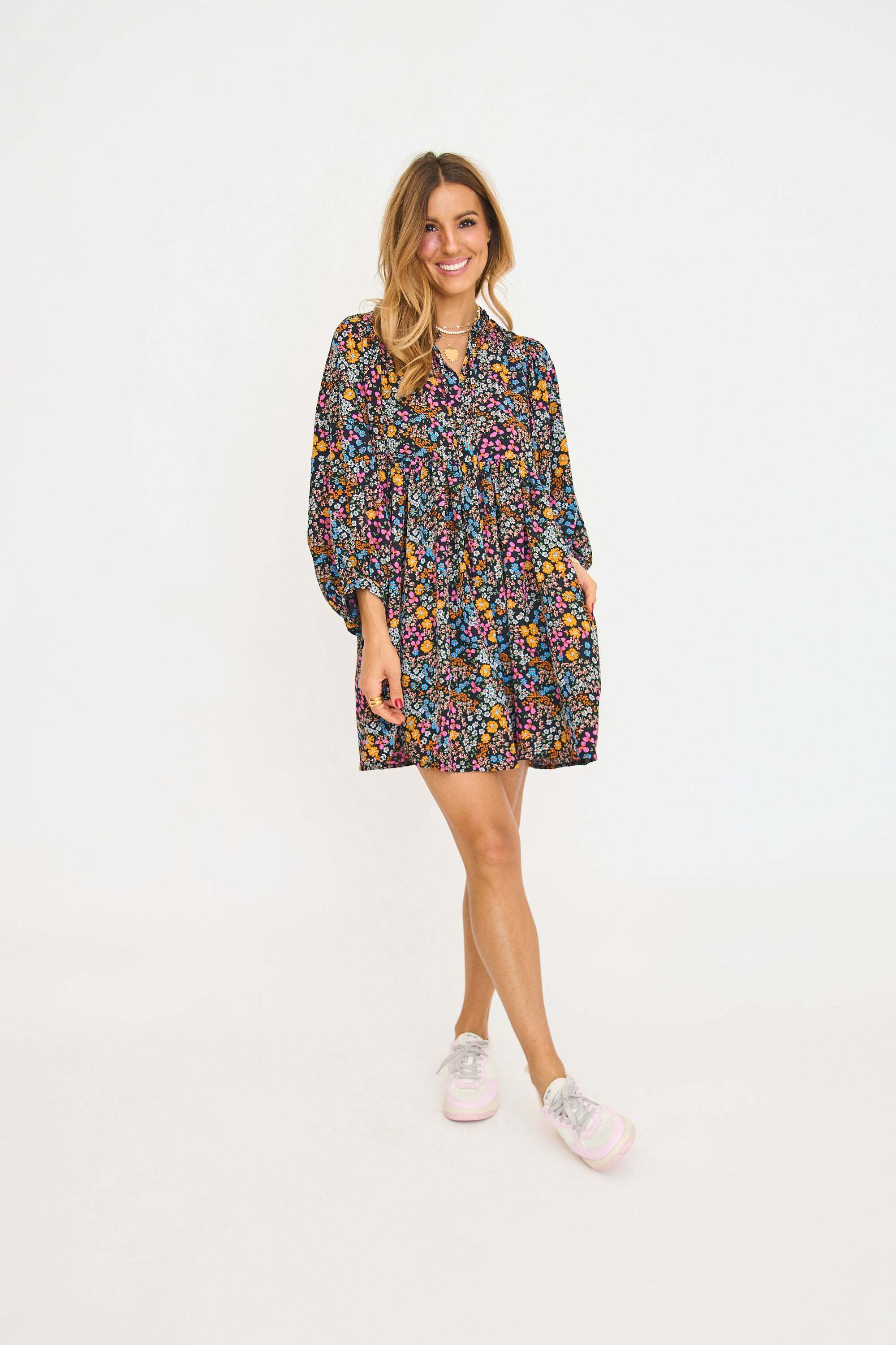 Maggie Floral Voluminous Dress